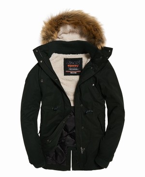 Superdry Model Microfibre Női Kabát Sötét Zöld | VHFMC5734